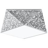Led Deckenleuchte Hexa 25 Silber Sechseck Modern Design-Leuchtezauber