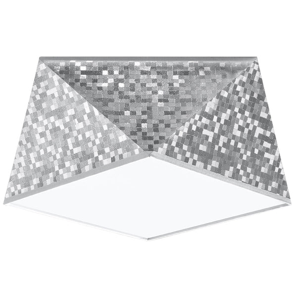 Led Deckenleuchte Hexa 25 Silber Sechseck Modern Design-Leuchtezauber