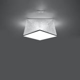 Led Deckenleuchte Hexa 25 Silber Sechseck Modern Design-Leuchtezauber