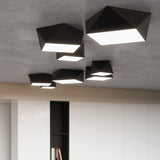 Led Deckenleuchte Hexa 45 Schwarz Sechseck Modern Design-Leuchtezauber