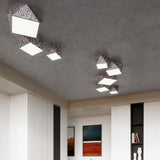 Led Deckenleuchte Hexa 45 Silber Sechseck Design Modern-Leuchtezauber