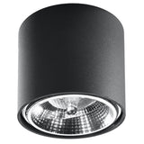 Led Deckenleuchte Tiube Schwarz Zylinder Design Metall-Leuchtezauber