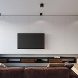 Led Deckenleuchte Tiube Schwarz Zylinder Design Metall-Leuchtezauber