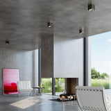 Led Deckenleuchte Blake Schwarz Metall Modernes Design-Leuchtezauber