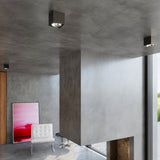 Led Deckenleuchte Blake Schwarz Metall Modernes Design-Leuchtezauber