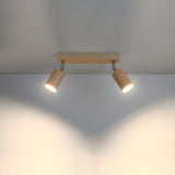 Deckenleuchte Berg 2 Naturholz Led Skandi Holz Design-Leuchtezauber
