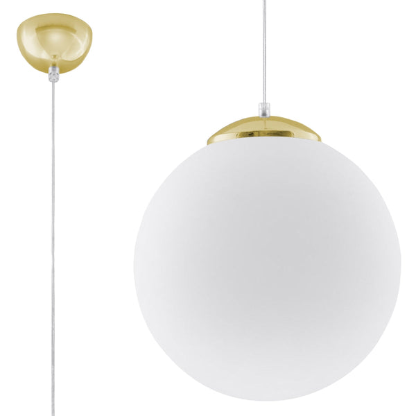 Hängeleuchte Ugo 30 Gold – LED Pendellampe Gold Design-Leuchtezauber