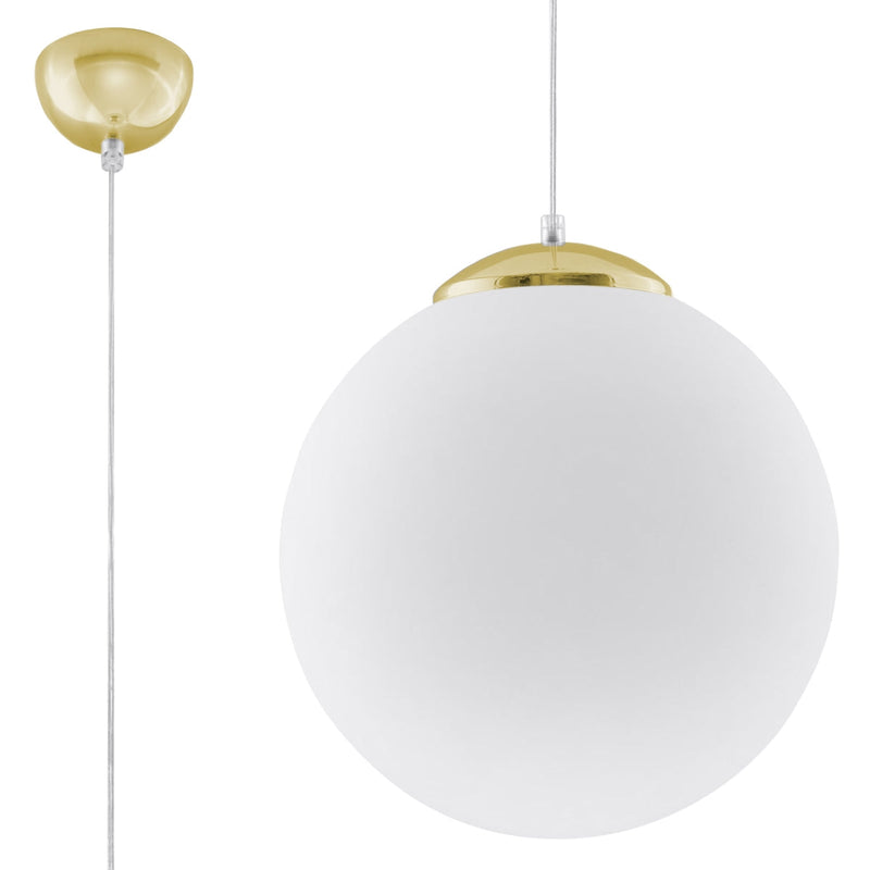 Hängeleuchte Ugo 30 Gold – LED Pendellampe Gold Design-Leuchtezauber