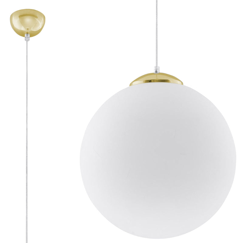 Hängeleuchte Ugo 40 Gold – LED Pendelleuchte Modern Design-Leuchtezauber
