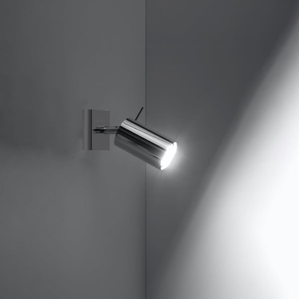 Wandleuchte Ring Chrom, Modern, Led-Fähig, Runde Form-Leuchtezauber