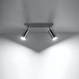 Led Deckenleuchte Ring 2-Flammig Chrom Modern Design-Leuchtezauber