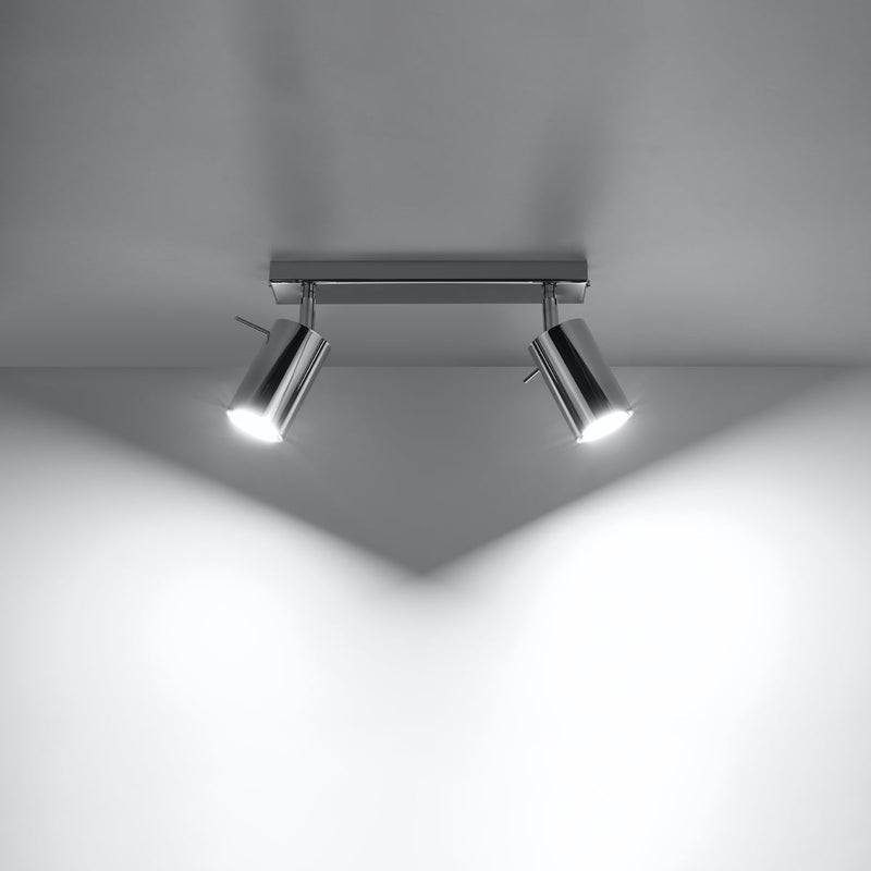Led Deckenleuchte Ring 2-Flammig Chrom Modern Design-Leuchtezauber