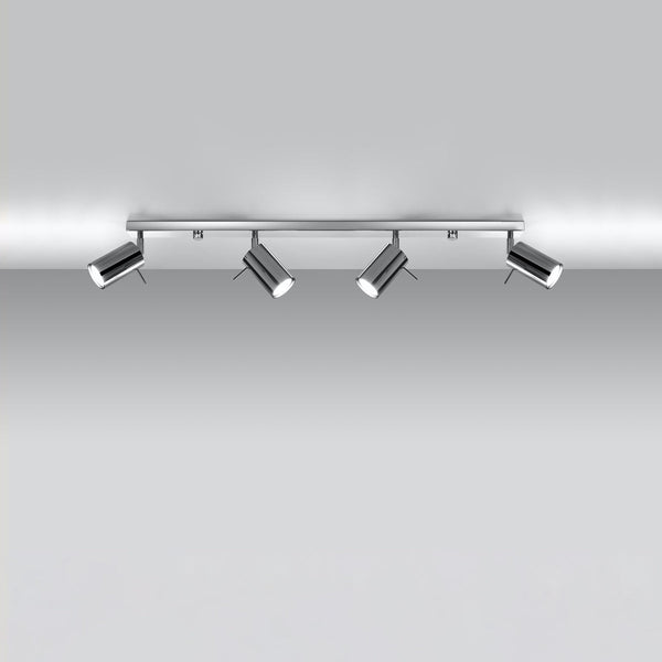 Led Deckenleuchte Ring 4-Flammig Chrom Design Modern-Leuchtezauber