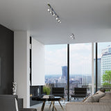 Led Deckenleuchte Ring 6-Flammig Chrom Modern Design-Leuchtezauber