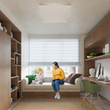 Led Deckenleuchte Luna 2 Weiß Modern Minimalistisch-Leuchtezauber