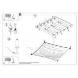 Led Deckenleuchte Luna 4 Weiß Modernes Design Metall-Leuchtezauber