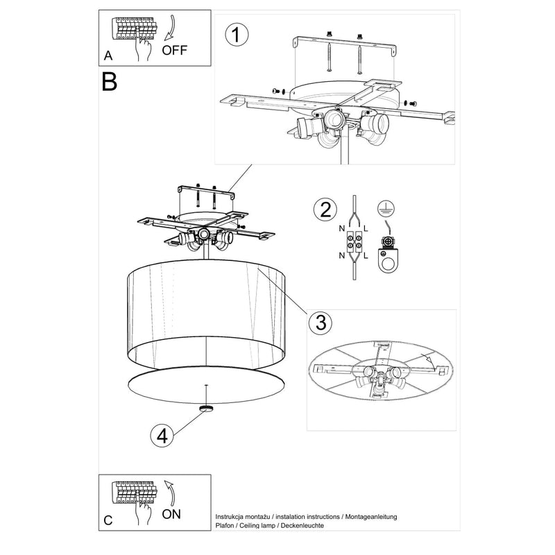 Led Kronleuchter Otto 50 Weiß Für Wohnzimmer-Leuchtezauber