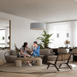 Led Kronleuchter Otto 50 Weiß Für Wohnzimmer-Leuchtezauber