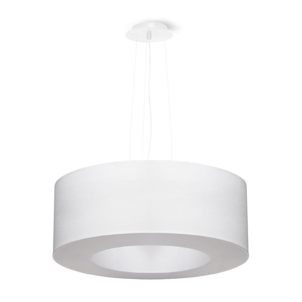 Kronleuchter Saturno 50 Weiß – Design LED Deckenleuchte-Leuchtezauber