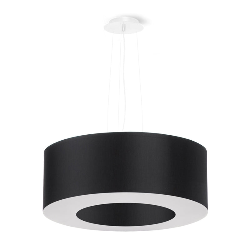Kronleuchter Saturno 50 Schwarz – Moderne LED Deckenlampe-Leuchtezauber