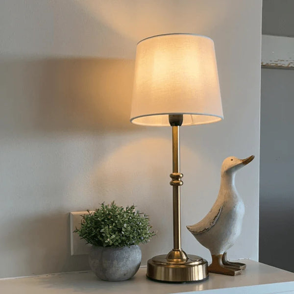 Led Retro Fabric Wireless Tischlampe-Leuchtezauber
