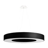 Kronleuchter Saturno Slim 70 Schwarz - Moderne LED Deckenlampe-Leuchtezauber