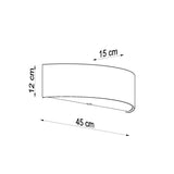 Wandleuchte Skala Weiß, Modernes Design, E27, Led-Kompatibel-Leuchtezauber