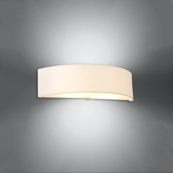 Wandleuchte Skala Weiß, Modernes Design, E27, Led-Kompatibel-Leuchtezauber