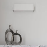 Wandleuchte Lokko Weiß, Modern, Led-Kompatibel, Flach-Leuchtezauber