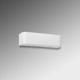 Wandleuchte Lokko Weiß, Modern, Led-Kompatibel, Flach-Leuchtezauber