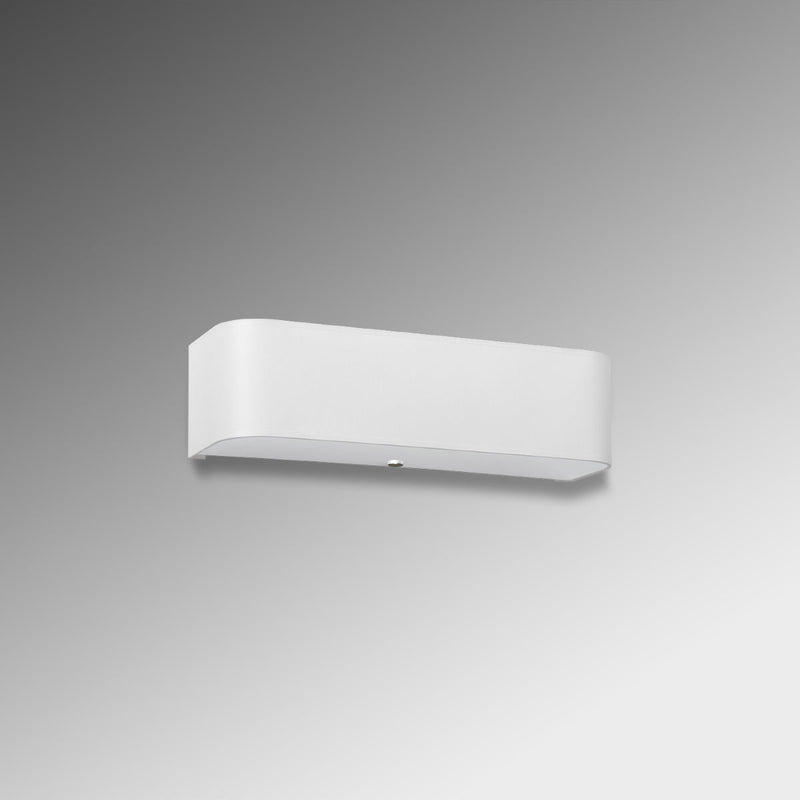 Wandleuchte Lokko Weiß, Modern, Led-Kompatibel, Flach-Leuchtezauber