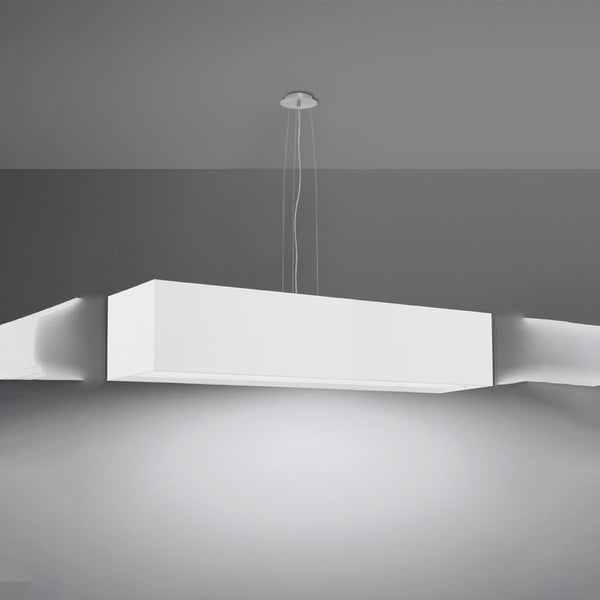 Kronleuchter Santa 120 Weiß - Modernes Design LED Deckenlampe-Leuchtezauber