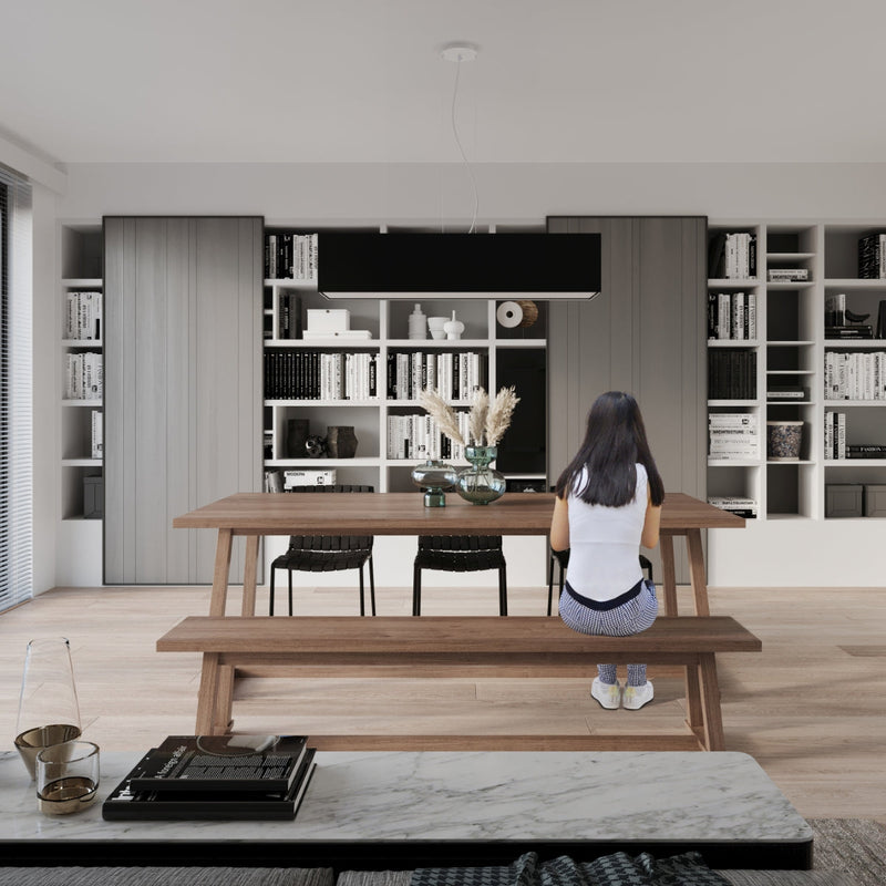 Kronleuchter Santa Ø120 Cm Schwarz Led Designlampe-Leuchtezauber