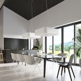 Kronleuchter Urano Ø60 Cm Weiß Deckenleuchte Modern-Leuchtezauber