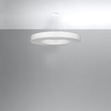 Kronleuchter Saturno Slim Ø90 Cm Weiß Led Design-Leuchtezauber