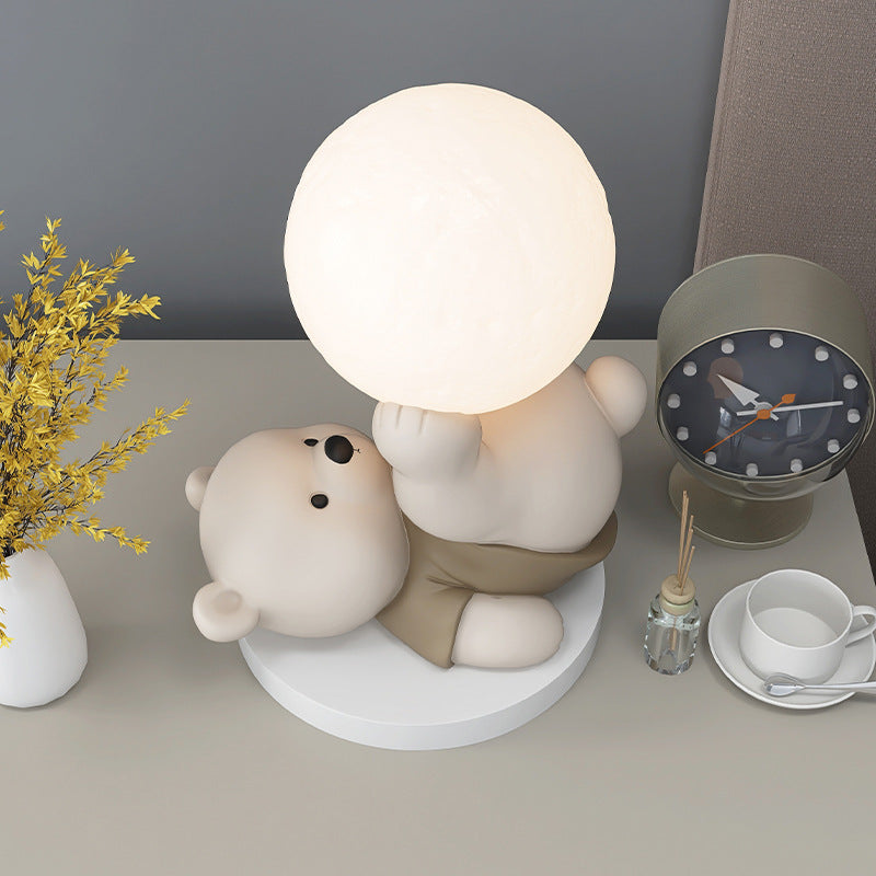 Teddybär-Tischlampe-Leuchtezauber