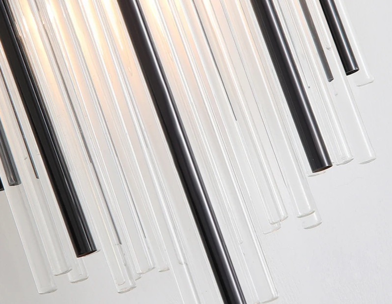 AuriLux Nordic Kristall-Wandleuchte-Leuchtezauber