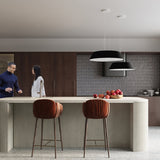 Deckenleuchte Vega 70 Schwarz Große Schwarze Deckenleuchte – Modern & Präsent-Leuchtezauber