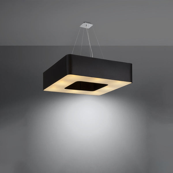 Kronleuchter Urano Ø80 Cm Schwarz Modern Design-Leuchtezauber