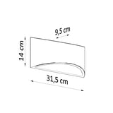 Keramik Wandleuchte Vixen Weiß, Modern, Led, E27 Fassung-Leuchtezauber
