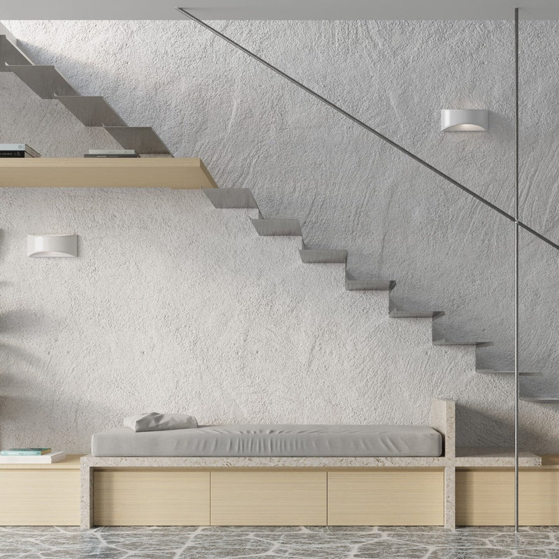 Keramik Wandleuchte Vixen Weiß, Modern, Led, E27 Fassung-Leuchtezauber