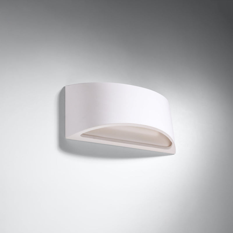 Keramik Wandleuchte Vixen Weiß, Modern, Led, E27 Fassung-Leuchtezauber