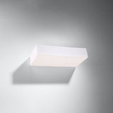 Keramik Wandleuchte Taugan Weiß, E27, Modern, Led-Fähig-Leuchtezauber