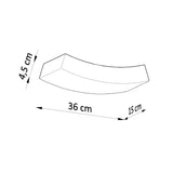 Keramik Wandleuchte Hattor Weiß, E27, Modernes Design-Leuchtezauber