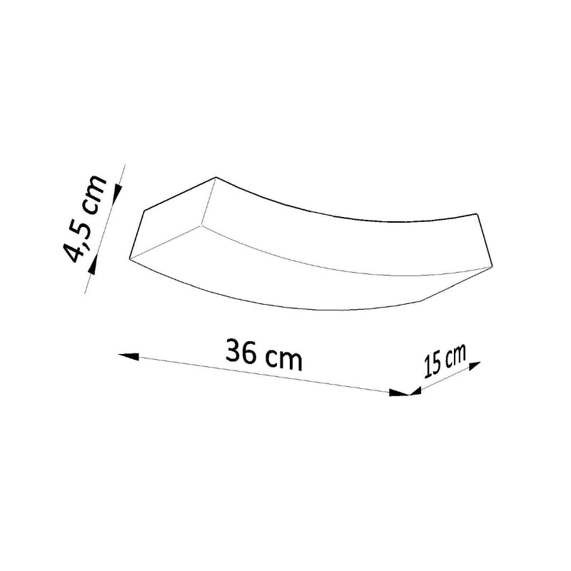 Keramik Wandleuchte Hattor Weiß, E27, Modernes Design-Leuchtezauber