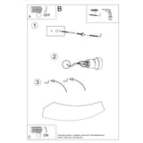 Keramik Wandleuchte Hattor Weiß, E27, Modernes Design-Leuchtezauber
