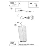 Keramik Wandleuchte Lana Weiß, Design, Led-Kompatibel, E27-Leuchtezauber