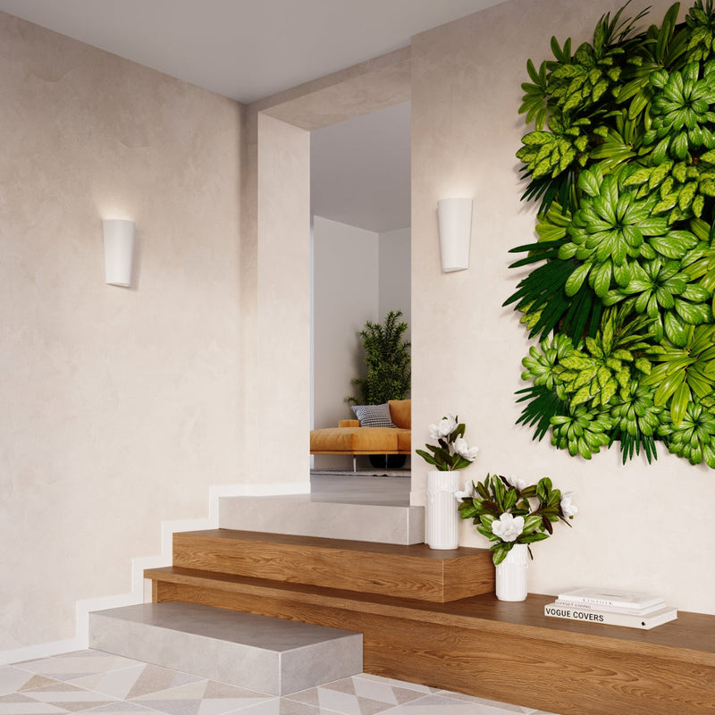 Keramik Wandleuchte Lana Weiß, Design, Led-Kompatibel, E27-Leuchtezauber