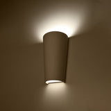 Keramik Wandleuchte Lana Weiß, Design, Led-Kompatibel, E27-Leuchtezauber