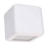 Keramik Wandleuchte Nesta Weiß, Modern, Led-Fähig, E27-Leuchtezauber